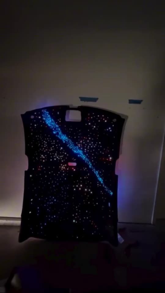 Honda Civic: 1,000 stars, Milky Way, colored shooting stars